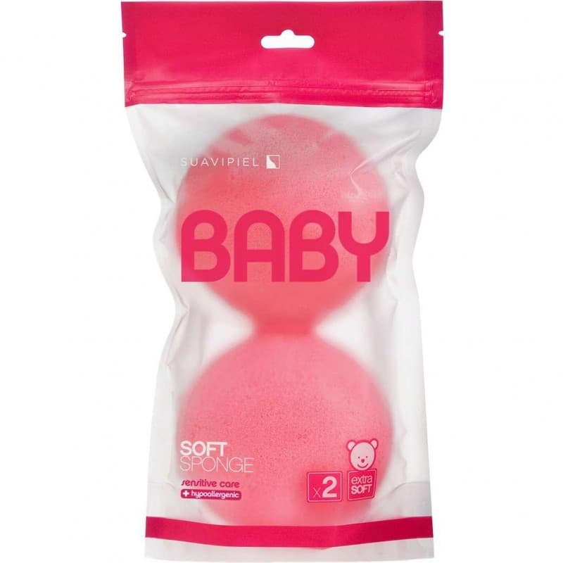 اسفنج حمام کودک سوآوی پیل سری Baby مدل Soft بسته 2 عددی