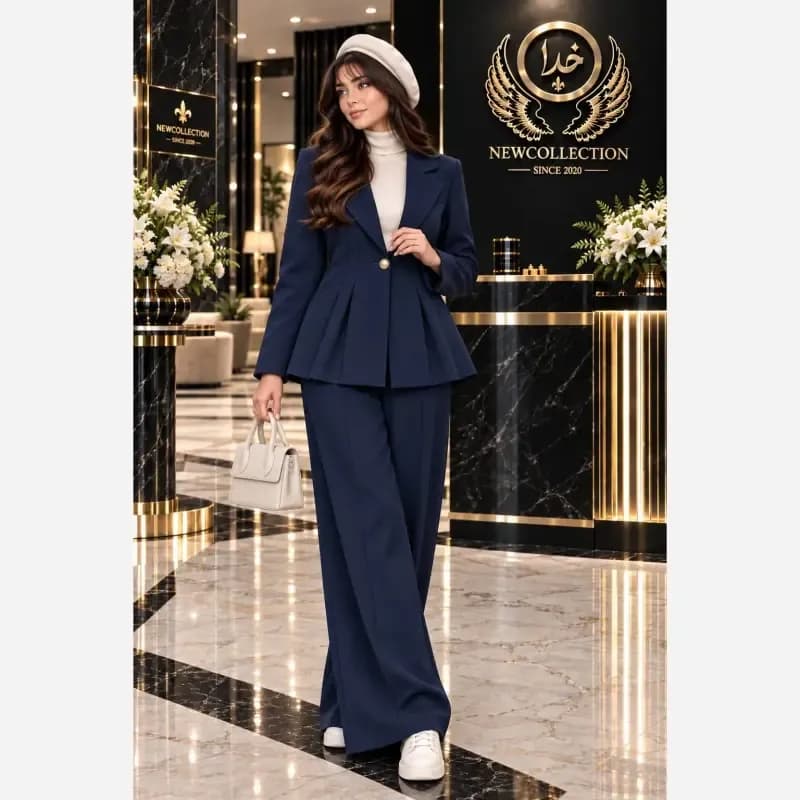 ست هدیه زنانه جنس سوپرمازراتی گرم بالا فری سایز 38 تا 46 — تصویر ۲