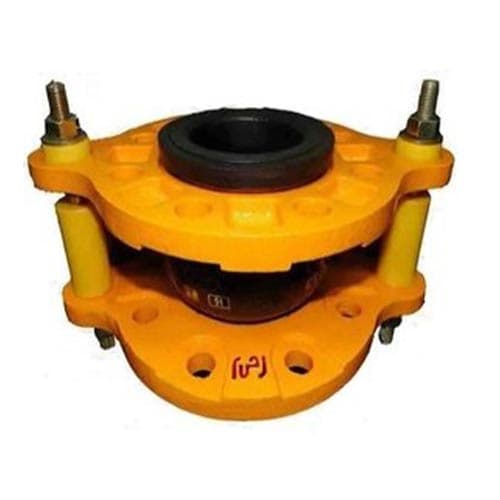 لرزه گیر لاستیکی مارک زرد مهاردار فلنج CL150 سایز 12 اینچ 10 بار فشار