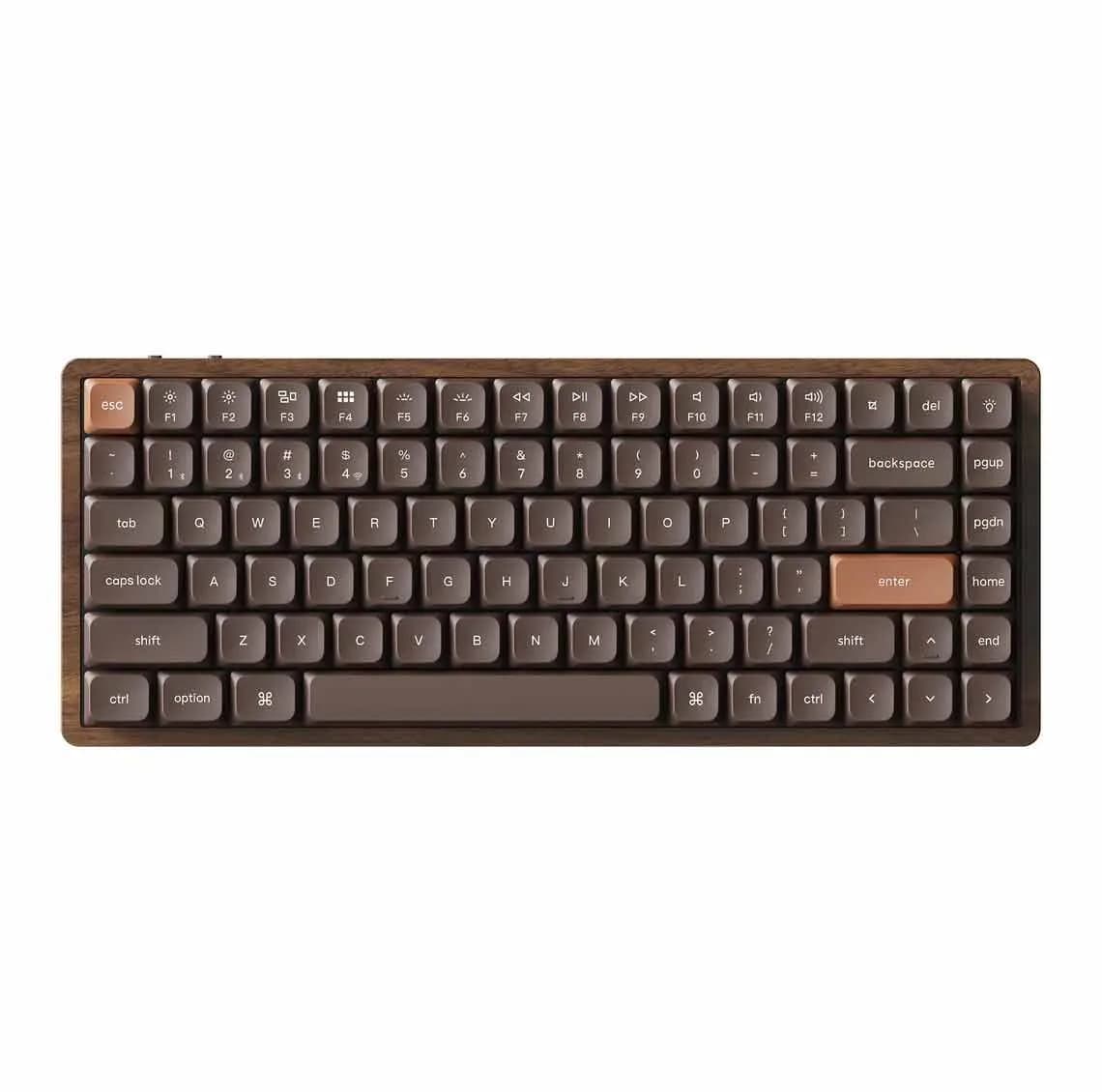 کیبورد گیمینگ کیکورن مدل K3 Max All-Wood Special Edition Brown Switch