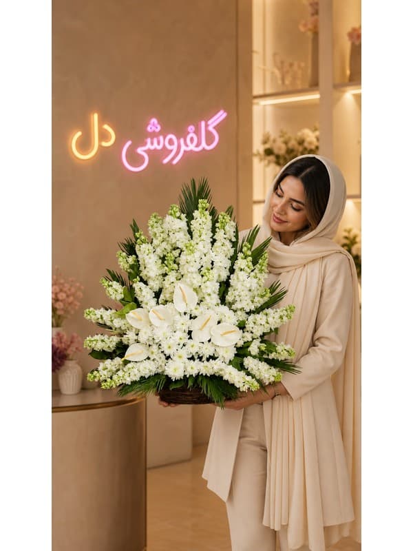 سبد گل با رایگان تهران آنلاین سبد گل