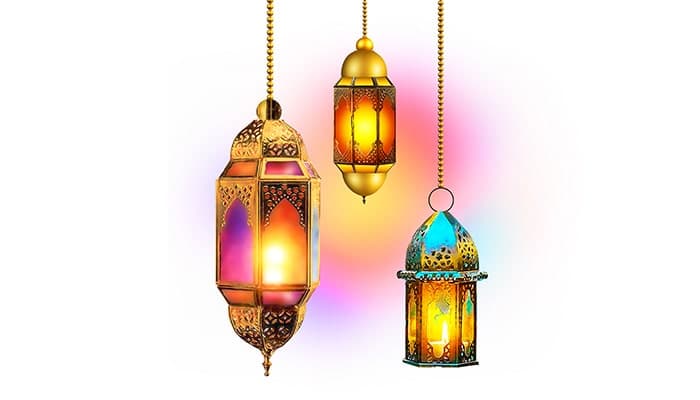 فایل لایه باز طرح ماه مبارک رمضان و فانوس