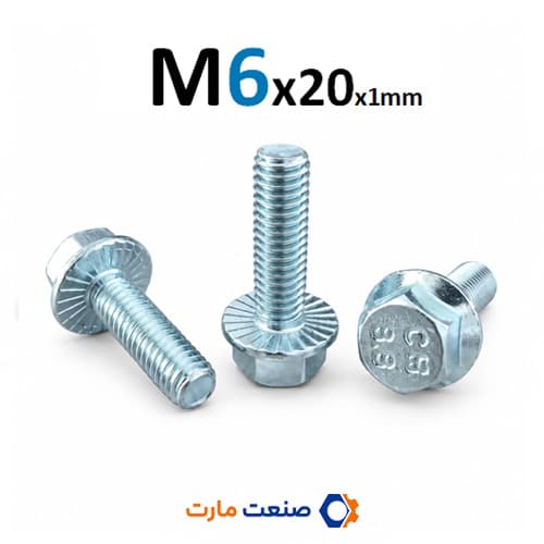 پیچ گلگیر عقب موتور سیکلت M6x20