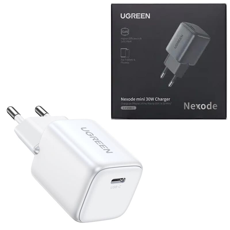 شارژر دیواری 30 وات یوگرین Nexode Mini CD319 GaN QC4.0 PD3.0 3A