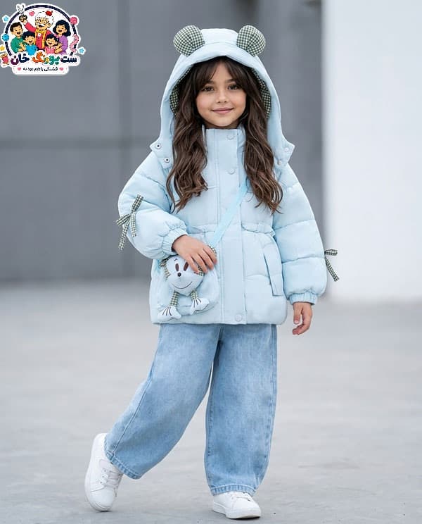 کاپشن وارداتی دخترانه میکی CFCS