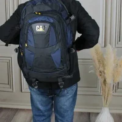 کوله پشتی پارچه ای چند جیب مناسب مدرسه دانشگاه مسافرت و ورزش — تصویر ۸