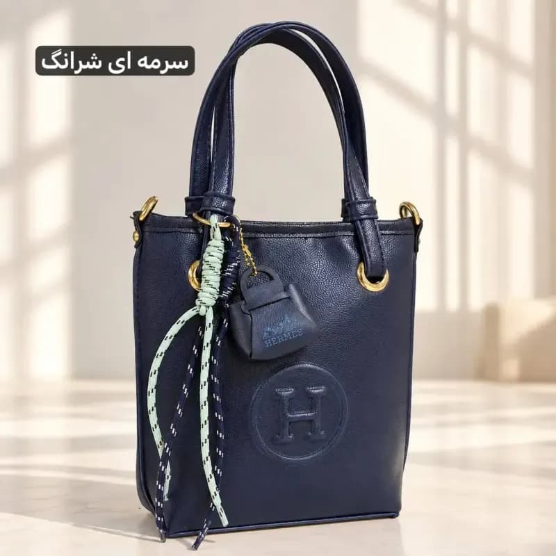کیف دخترانه چرم مصنوعی روزمره و رسمی با بند بلند — تصویر ۷