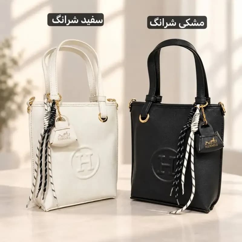 کیف دخترانه چرم مصنوعی روزمره و رسمی با بند بلند — تصویر ۳