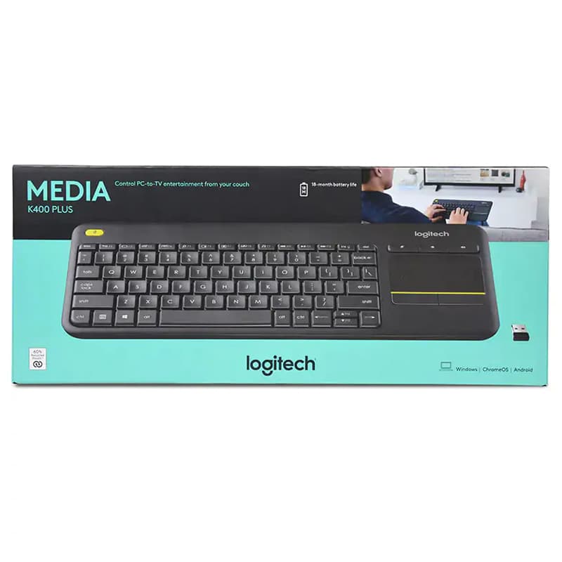 کیبورد لاجیتک مدل K400 PLUS — تصویر ۸