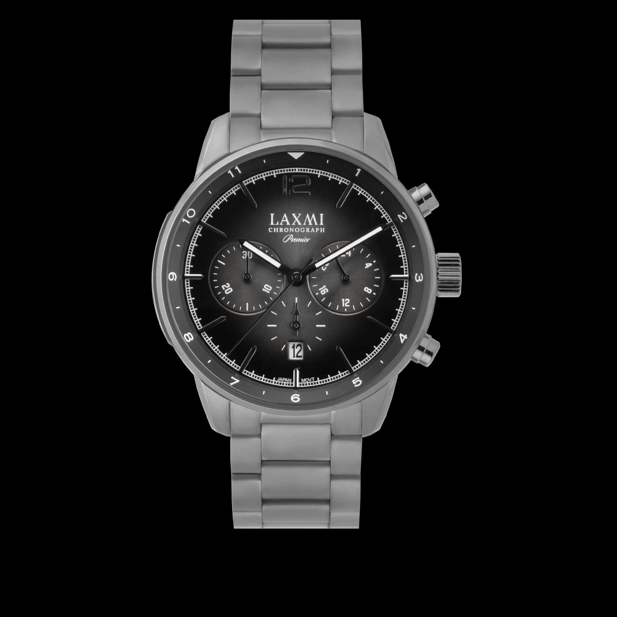 ساعت مچی مردانه لاکسمی بند استیل دودی کد Laxmi 8160/6