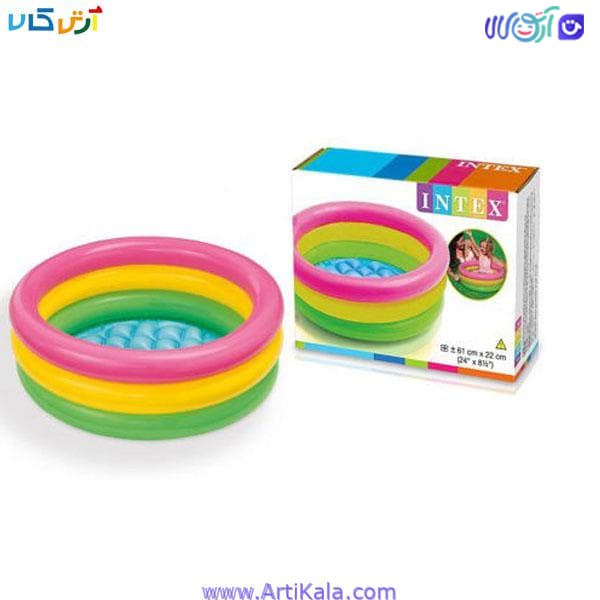 استخر بادی اینتکس مدل 57107 قطر 61 سانتی‌متر