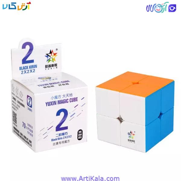 روبیک 2*2 استیکرلس یوشین 1647