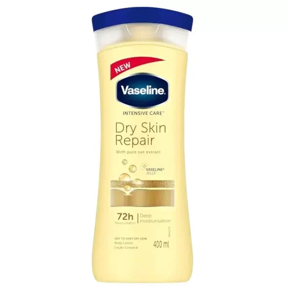 لوسیون بدن وازلین Vaseline مدل Dry Skin Repair حجم 400 میل