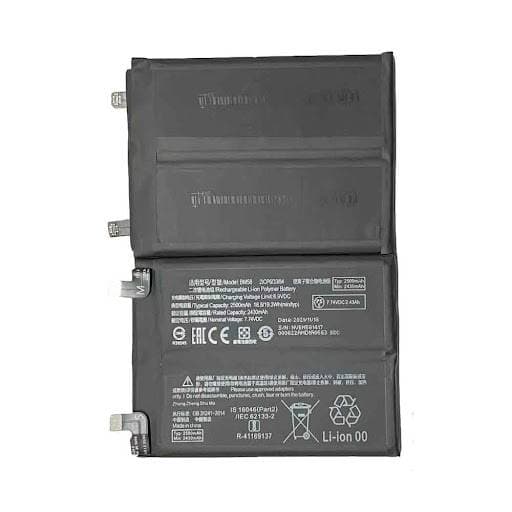 باتری اصلی گوشی شیائومی MI 11T / 11T PRO با مدل فنی BM58 (دو فلته)