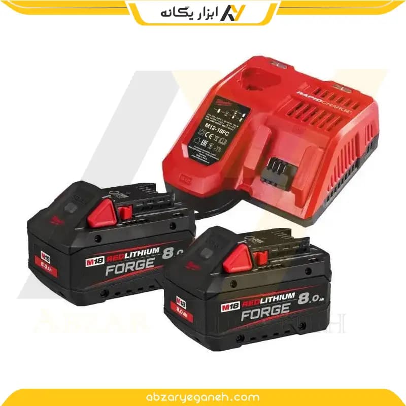 کیت باتری و شارژر 18 ولت میلواکی M18FORGENRG-802 ظرفیت 8 آمپر