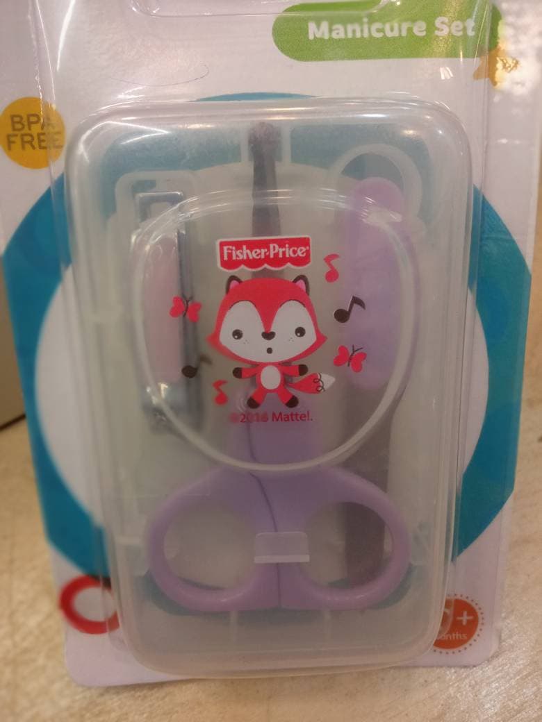 ست مانیکور بچگانه fisher price طرح روباه رنگ بنفش کد 1-22600945