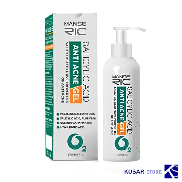 ژل ضد جوش قوی مانسریک manseric حجم 120 میل