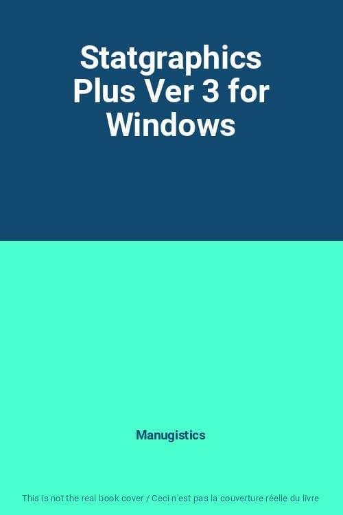 نرم افزار ویندوز STATGRAPHICS PLUS 3.0
