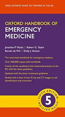 و دانلود نسخه کامل کتاب زبان اصلی Oxford Handbook of Emergency Medicine (Oxford Medical Handbooks) PDF | دانلود کتاب خارجی