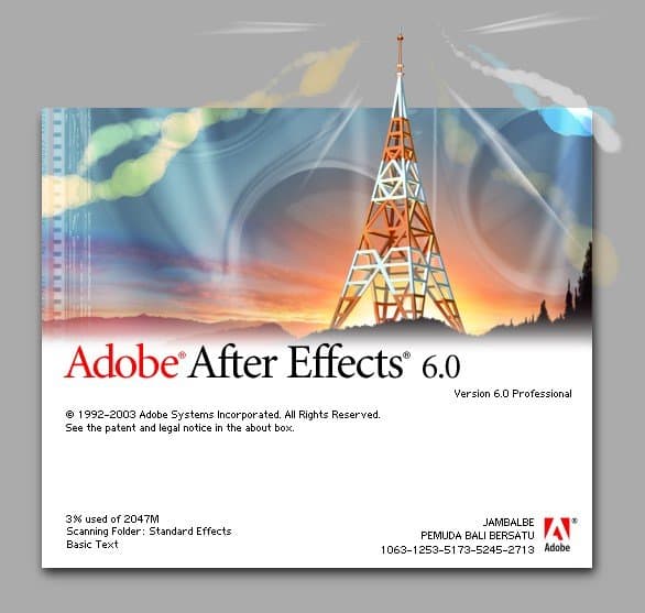 نرم افزار ویندوز Adobe After Effects 6.0 Professional (MultiLanguage)