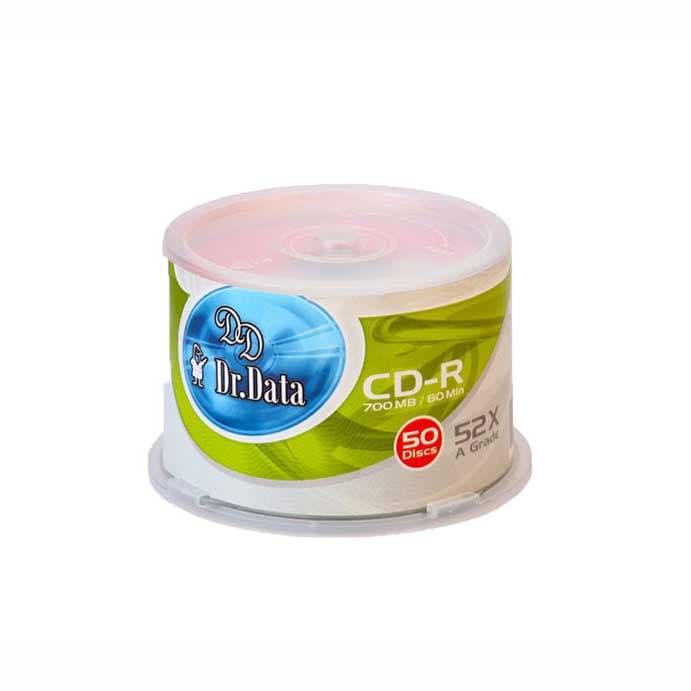 سی دی خام 52x دکتر دیتا بسته 50 عددی