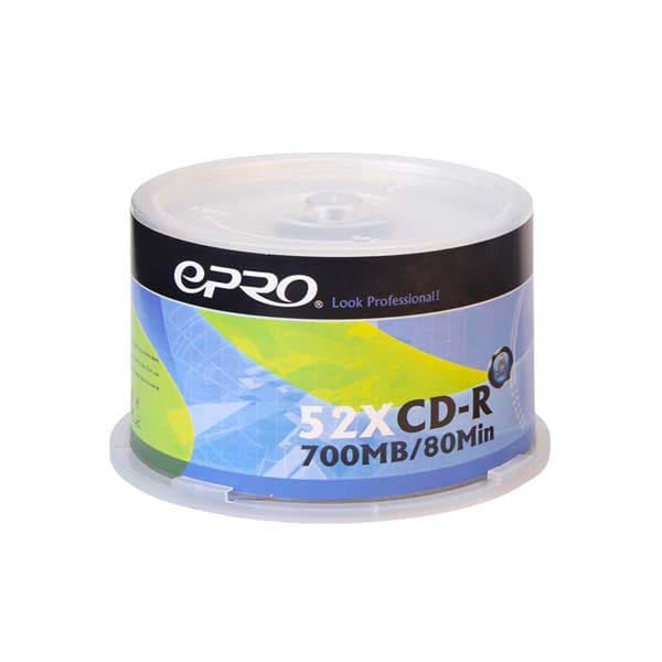 سی دی خام اپرو 52x بسته 50 عددی