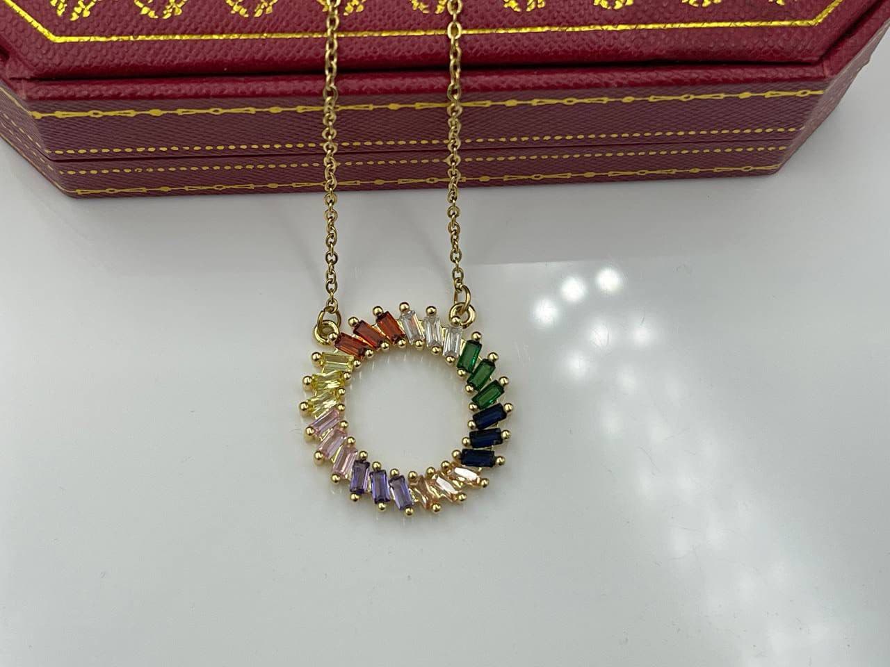 گردنبند مولتی کالر گرد