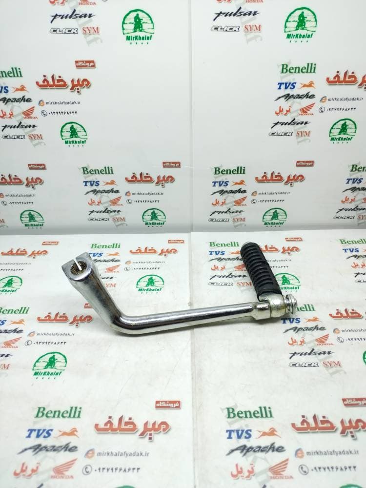هندل موتور بی کلاچ طرح ویو شافت باریک نقره ای