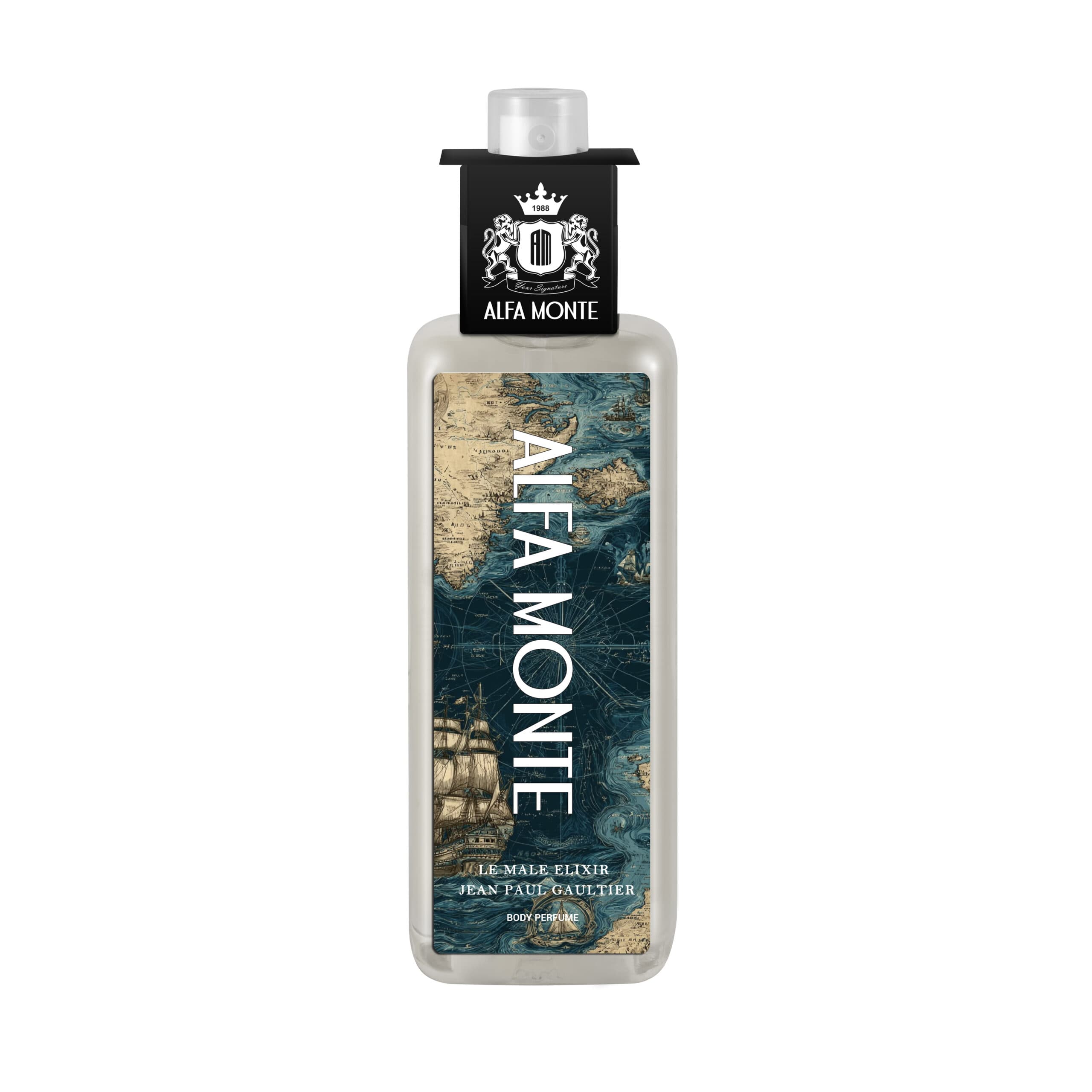 بادی پرفیوم آلفامونته له میل الکسیر | ALFA MONTE Le Male Elixir Body Perfume