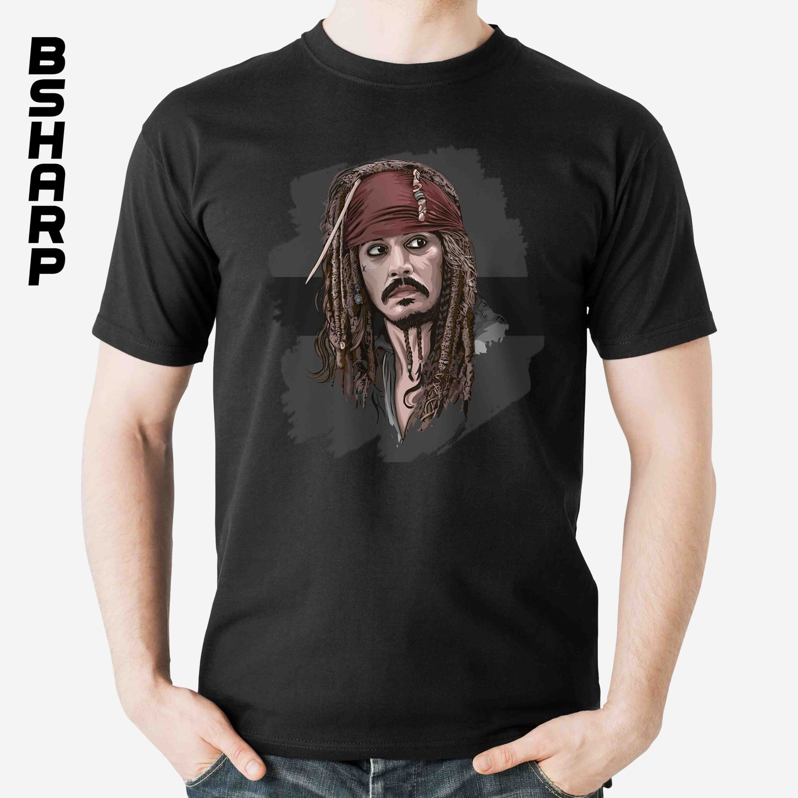 تیشرت Pirates of the Caribbean طرح جک