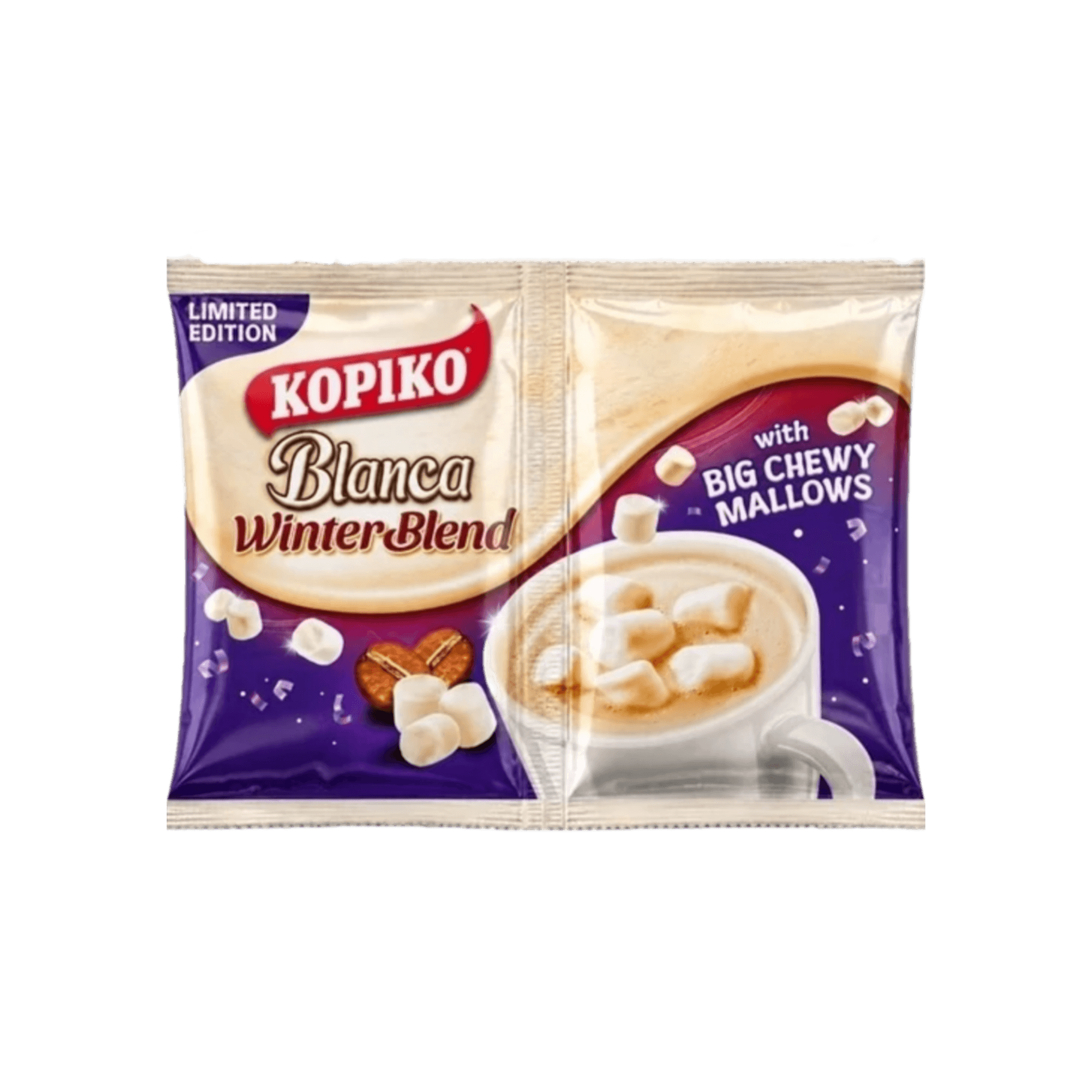 کافی میکس کوپیکو بلانکا KOPIKO Blanca با مارشمالو ۱۰ عددی مدل Winter Blend