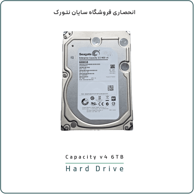 هارد دیسک سیگیت Enterprise Capacity V4 ظرفیت 6 ترابایت SATA سرور