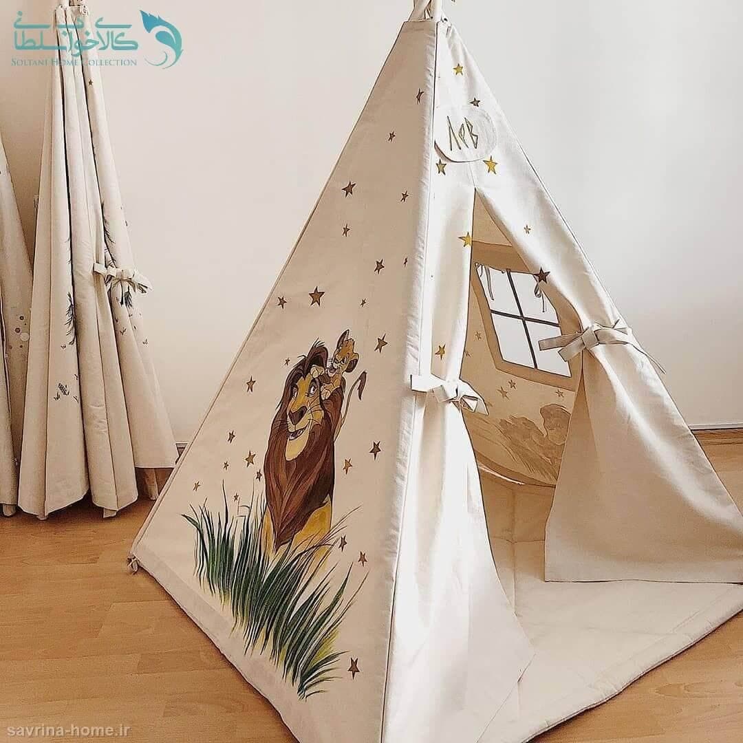 چادر سرخپوستی طرح شیرشاه