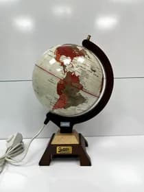 کره دکوراتیو ایده آل پایه چوبی طرح ایفل چراغدارسایز20کد119