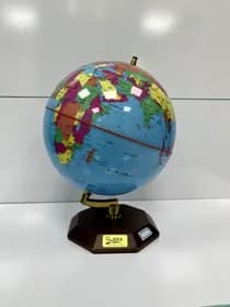 کره دکوراتیو ایده آل پایه چوبی 8ضلعی سایز20کد114