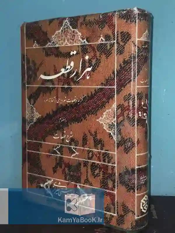 هزار قطعه (گزیده قطعات شعر پارسی از آغاز تا امروز)
