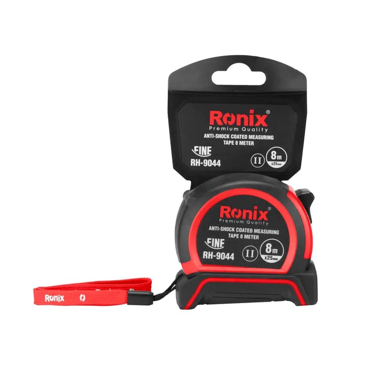 متر نواری فاین 8 متری عرض 25 میلی متر رونیکس مدل RONIX RH-9044 — تصویر ۲