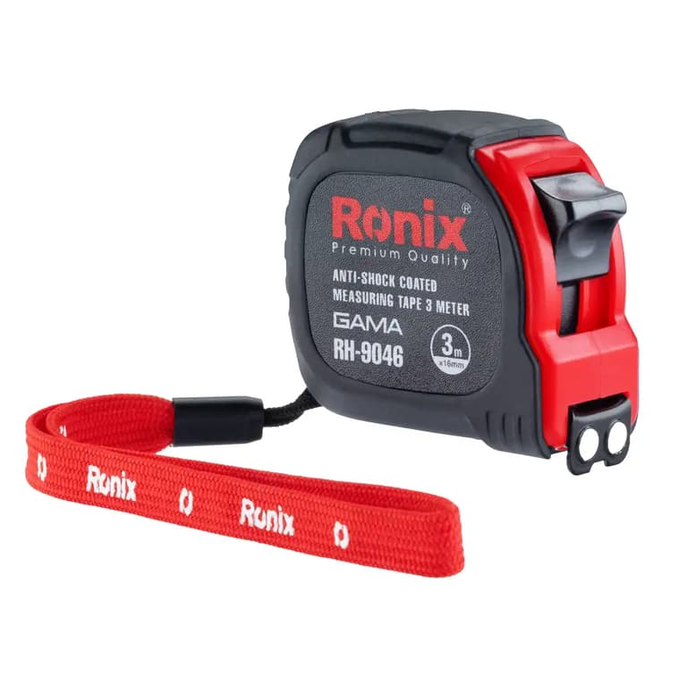 متر نواری گاما 3 متری عرض 16 میلی متر رونیکس مدل RONIX RH-9046