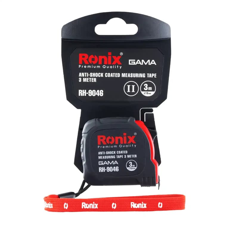 متر نواری گاما 3 متری عرض 16 میلی متر رونیکس مدل RONIX RH-9046 — تصویر ۲