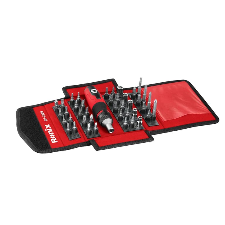 مجموعه پیچ گوشتی جغجغه ای 42 پارچه رونیکس مدل RONIX RH-2809