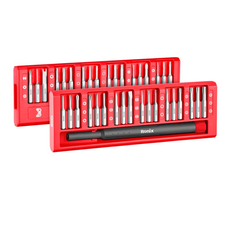 مجموعه پیچ گوشتی دقیق 37 پارچه با سری S2 رونیکس مدل RONIX RH-2805 — تصویر ۲