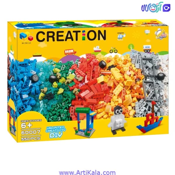 لگو کلاسیک 550 قطعه مدل 60007
