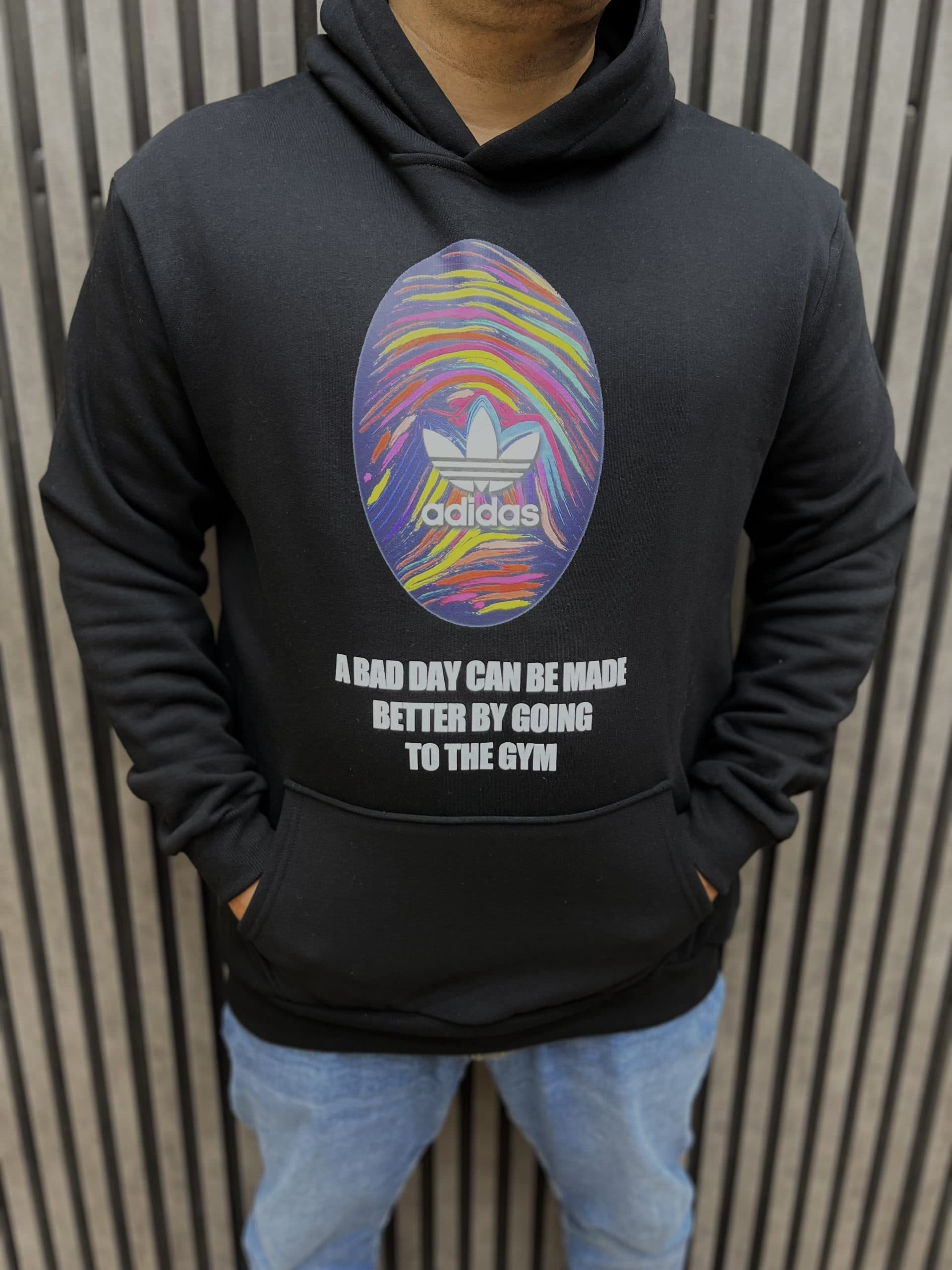 هودی ADIDAS اورجینال سایزبزرگ ( 5077 ) — تصویر ۲