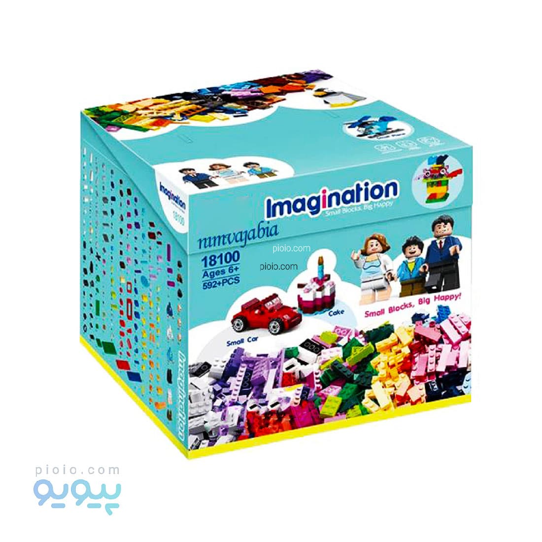 لگو کلاسیک تصویرسازی برند JISI BRICKS مدل 18100
