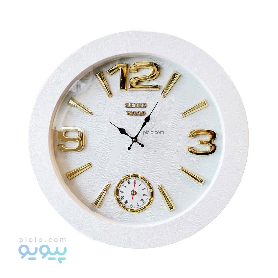 ساعت دیواری تزئینی مدل SEIKO WOOD