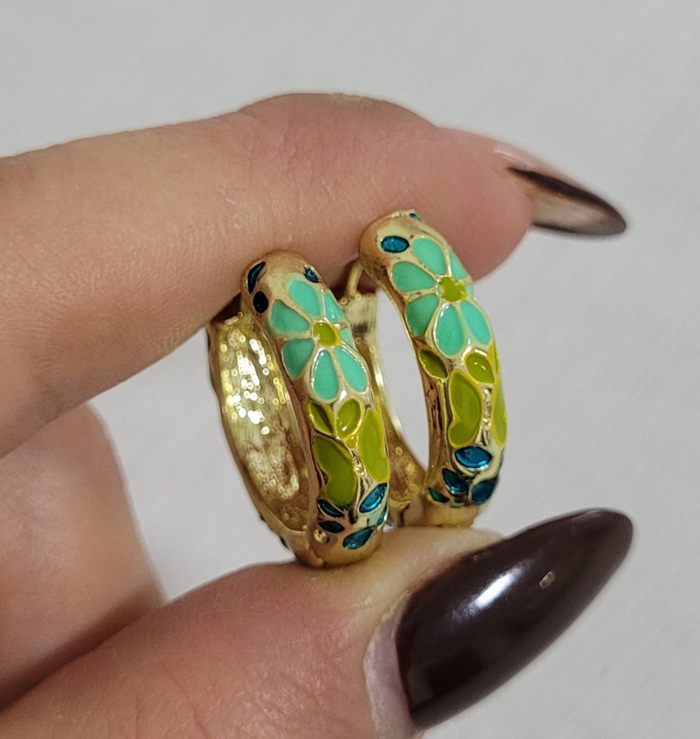 گوشواره میناکاری کد 31371