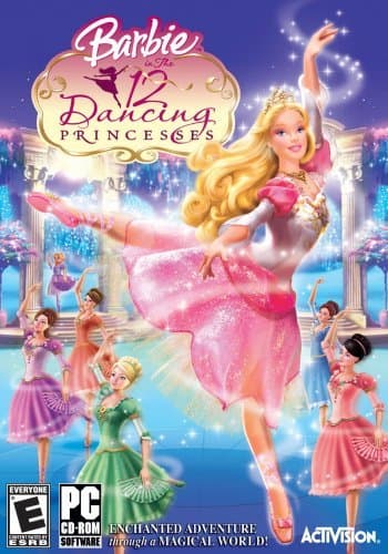 بازی کامپیوتر Barbie 12 Dancing Princesses