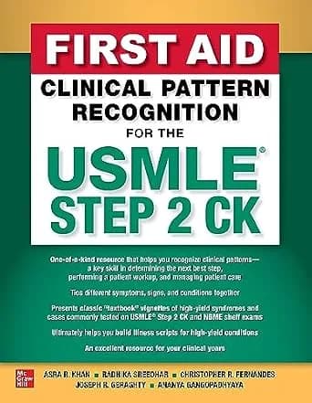 و دانلود نسخه کامل کتاب زبان اصلی First Aid Clinical Pattern Recognition for the USMLE Step 2 CK PDF | دانلود کتاب خارجی