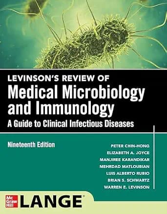 و دانلود نسخه کامل کتاب زبان اصلی Levinson’s Microbiology and Immunology: A Guide to Clinical Infectious Diseases, Nineteenth Edition PDF | دانلود کتاب خارجی