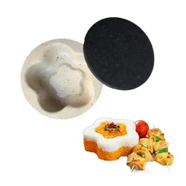 قالب کته خوری تک نفره گل 5 پر ساوارین آرکا